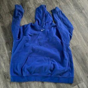 Nike hooded sweatshirt blue 4xl